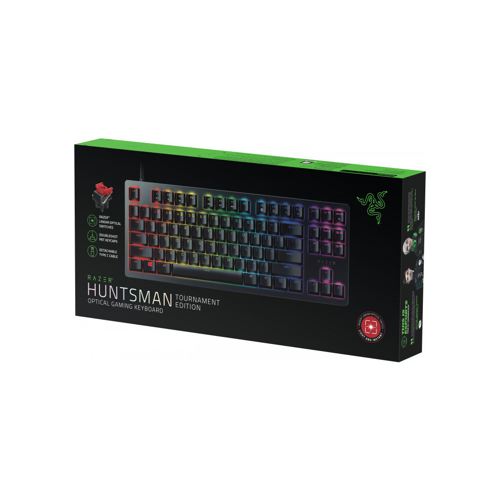 Клавіатура Razer Huntsman TE Red Switch RU USB (RZ03-03081000-R3R1) - зображення 5