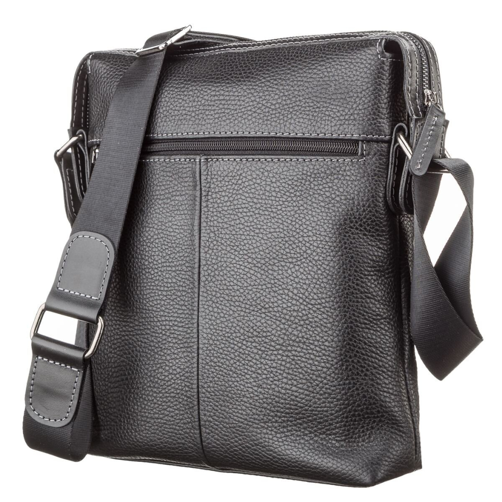 Сумка Shvigel Шкіряна Чорна (11122) - зображення 2