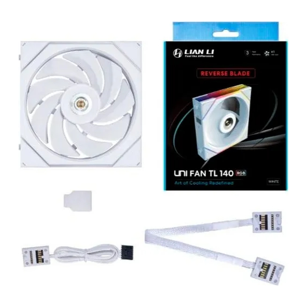 Кулер до корпусу Lian Li Reverse TL 140-1, White (G99.14RTL1W.00) - зображення 6