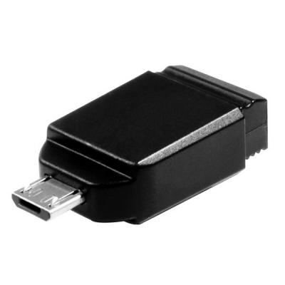 USB флеш накопичувач Verbatim 32GB Nano with OTG USB 2.0 (49822) - зображення 1