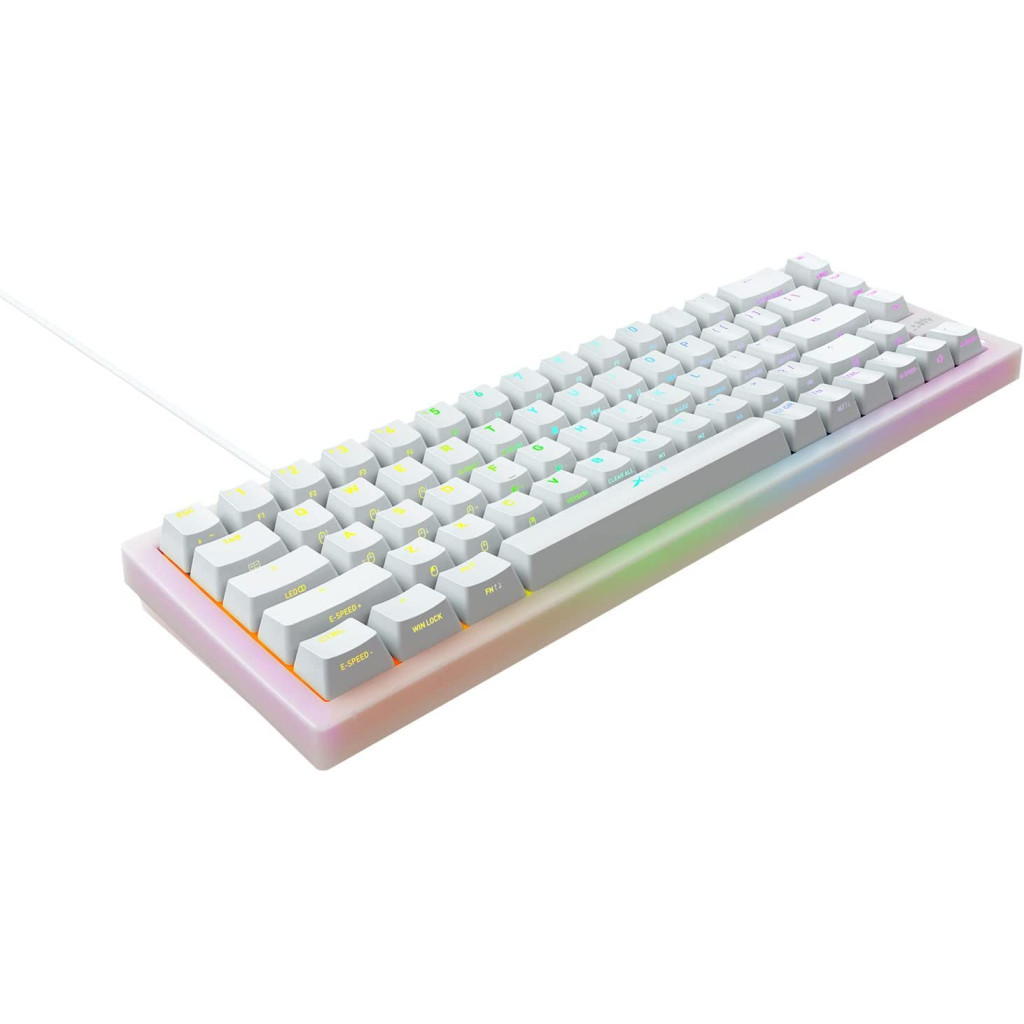 Клавіатура Xtrfy K5 68 keys Kailh Red Hot-swap RGB UA White (K5-RGB-CPT-TPWHITE-R-UKR) - зображення 8
