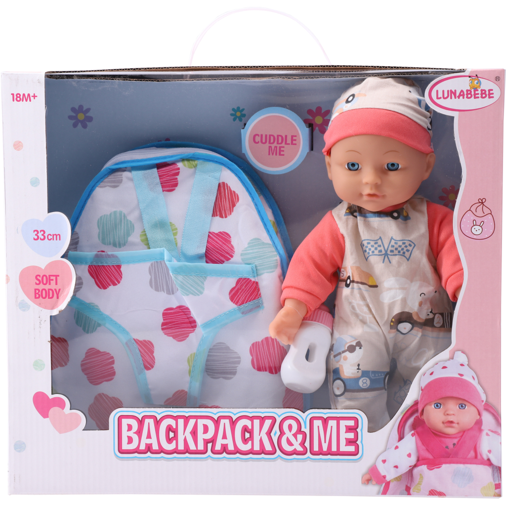 Пупс Lunabebe м'яконабивний з аксесуарами 33 см (3858894674831) - зображення 4
