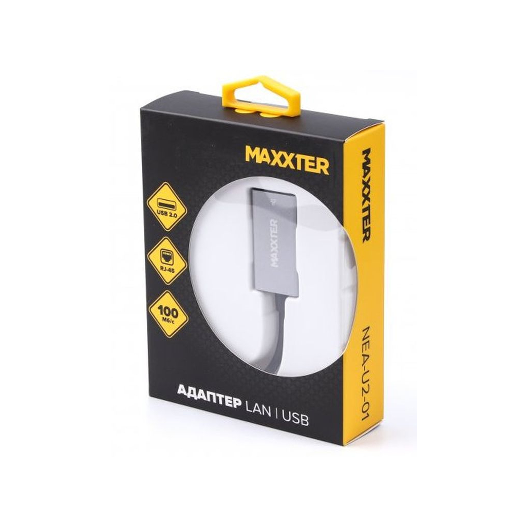 Адаптер Maxxter USB to Ethernet 100 Mbps (NEA-U2-01) - изображение 4
