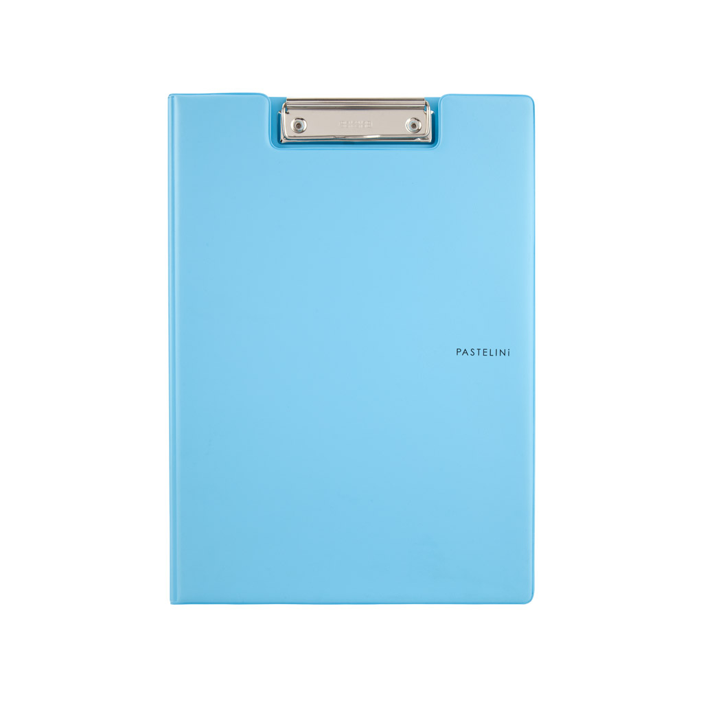 Клипборд-папка Axent Pastelini з металевим кліпом А4 вініл Блакитна (2514-22-A) - изображение 1