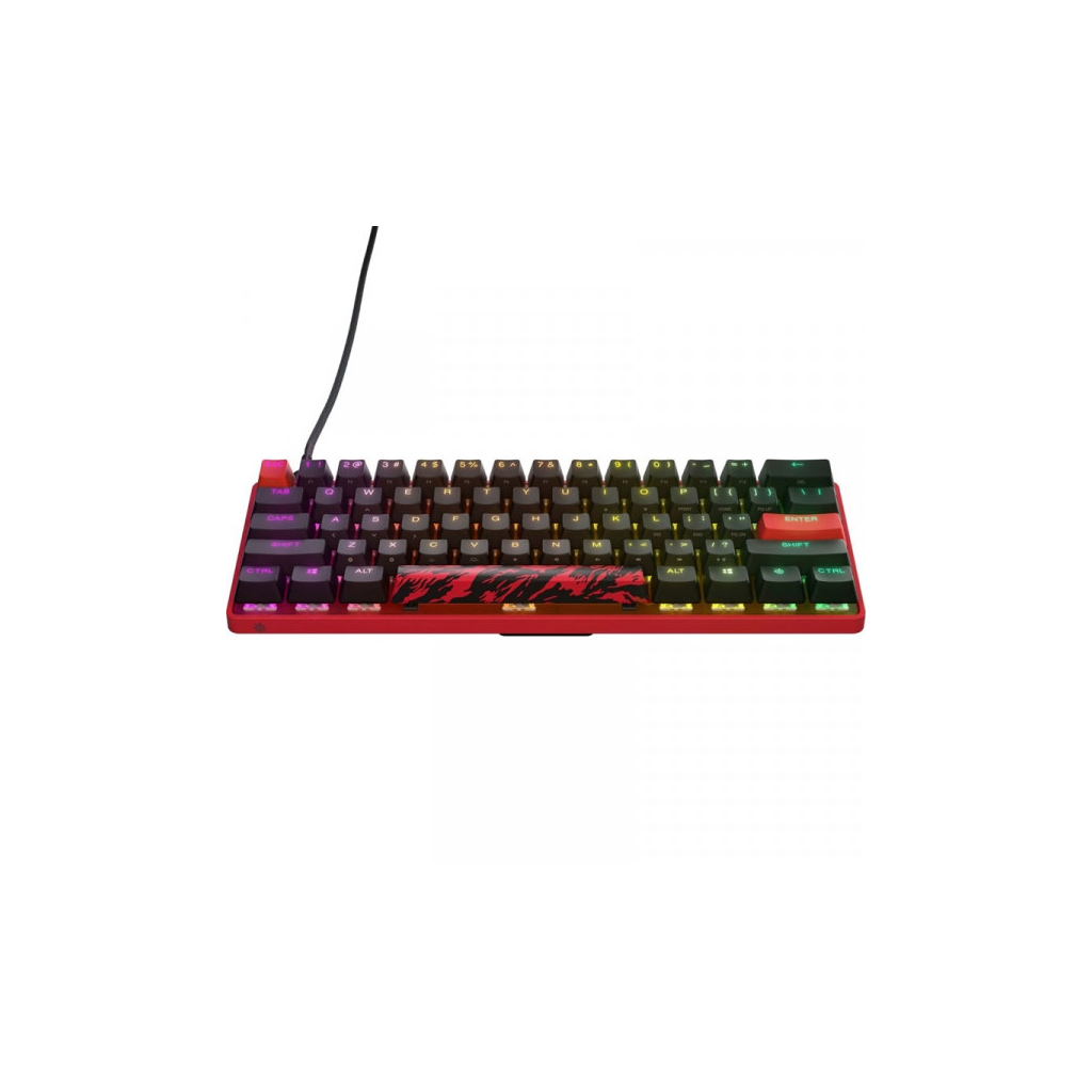Клавіатура SteelSeries Apex 9 TKL OptiPoint Mini Faze Clan USB UA Red/Black (64853) - зображення 3