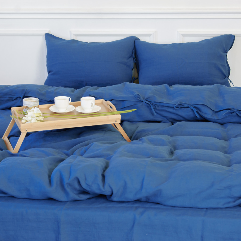 Постільна білизна MirSon Льон Bluebottle 2х160х220 (2200005371541) - изображение 10