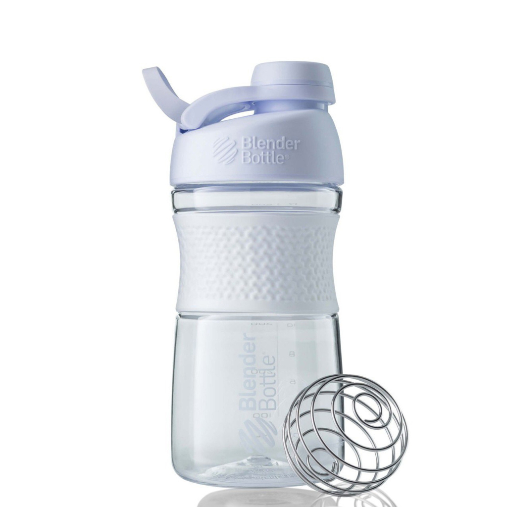 Шейкер спортивний BlenderBottle SportMixer Twist 20oz/590ml White (Twist 20oz White) - зображення 1