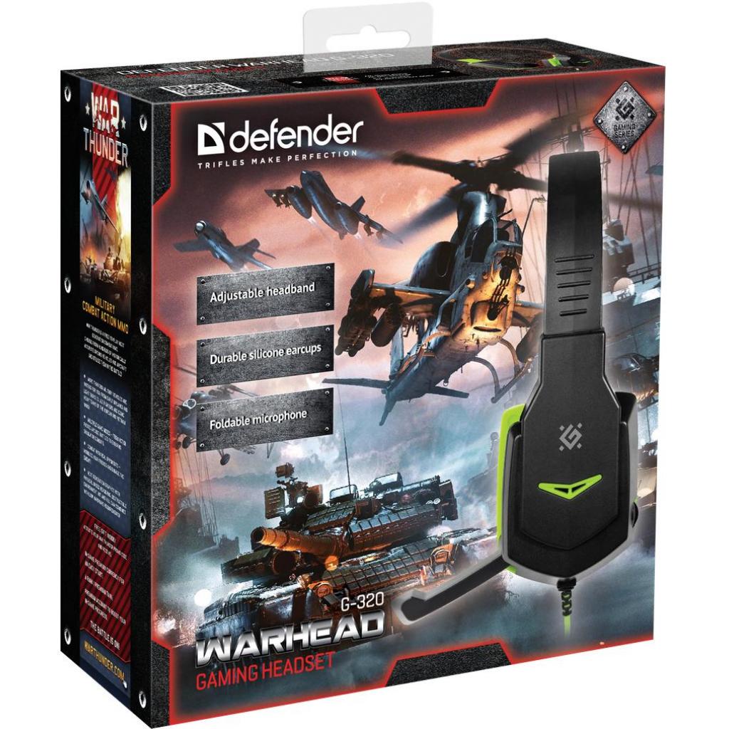 Навушники Defender Warhead G-320 Black-Green (64032) - зображення 5