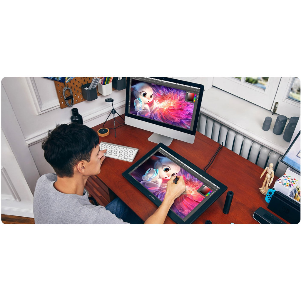 Планшет-монітор XP-Pen Artist 22 (2nd Generation) Black (ArtistCD220F_EU) - зображення 10