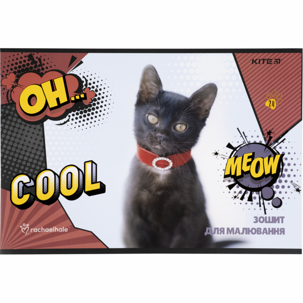 Альбом для малювання Kite Rachael Hale скоба 24 аркуша 4 дизайни (R21-242) - зображення 4