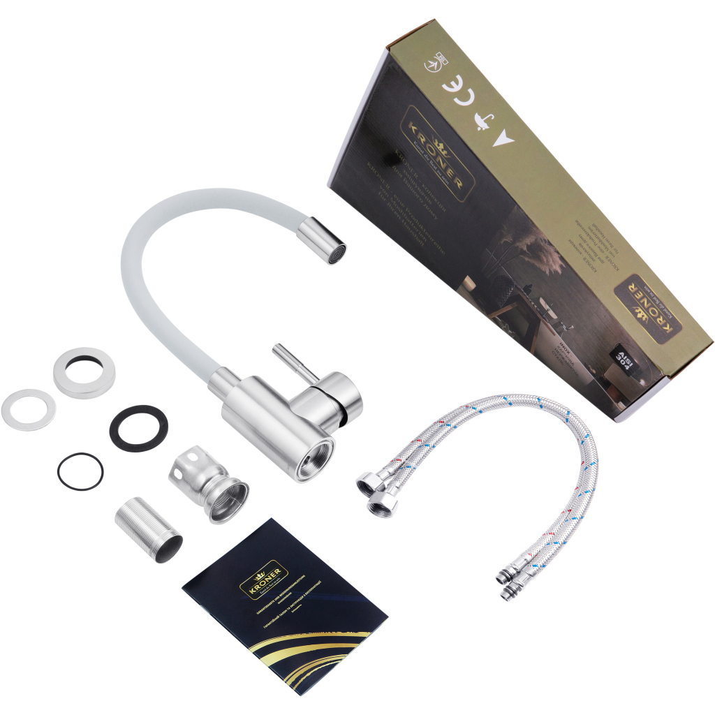 Змішувач Kroner Klassisch-ESG035GRA - зображення 8