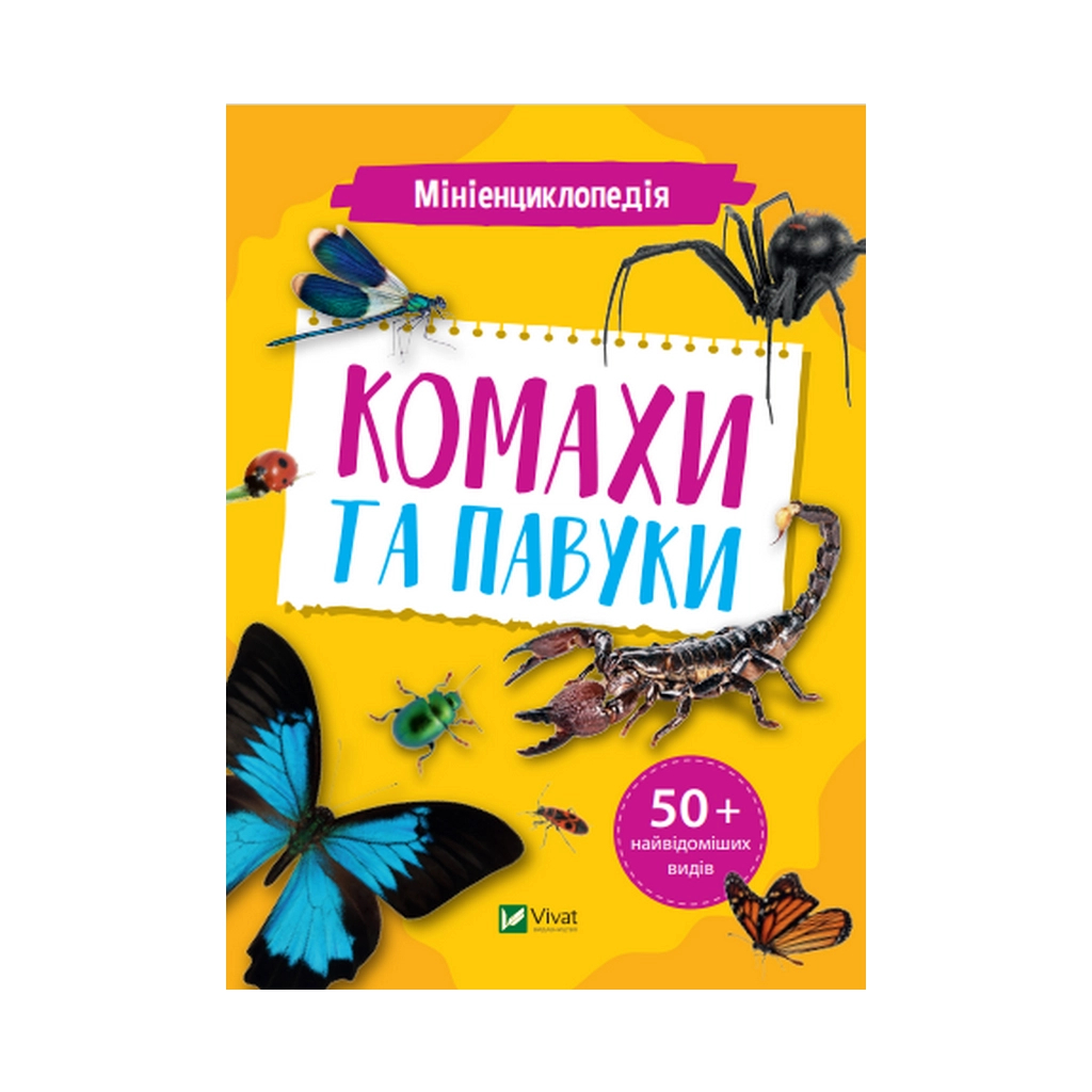 Книга Мініенциклопедія. Комахи та павуки Vivat (9789669827234) - зображення 1