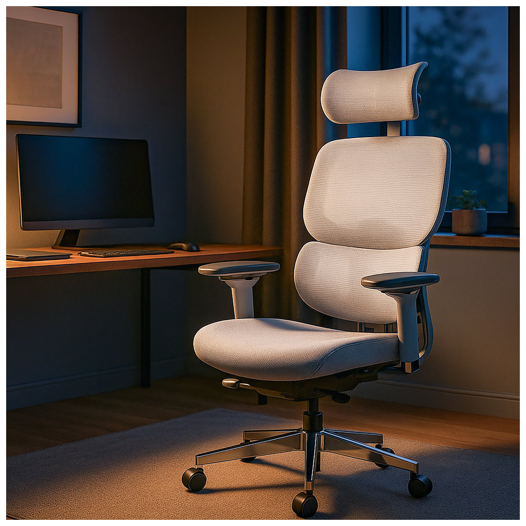 Офісне крісло Mealux D2 Air Fabric Grey (HF-D2 F/G) - зображення 11