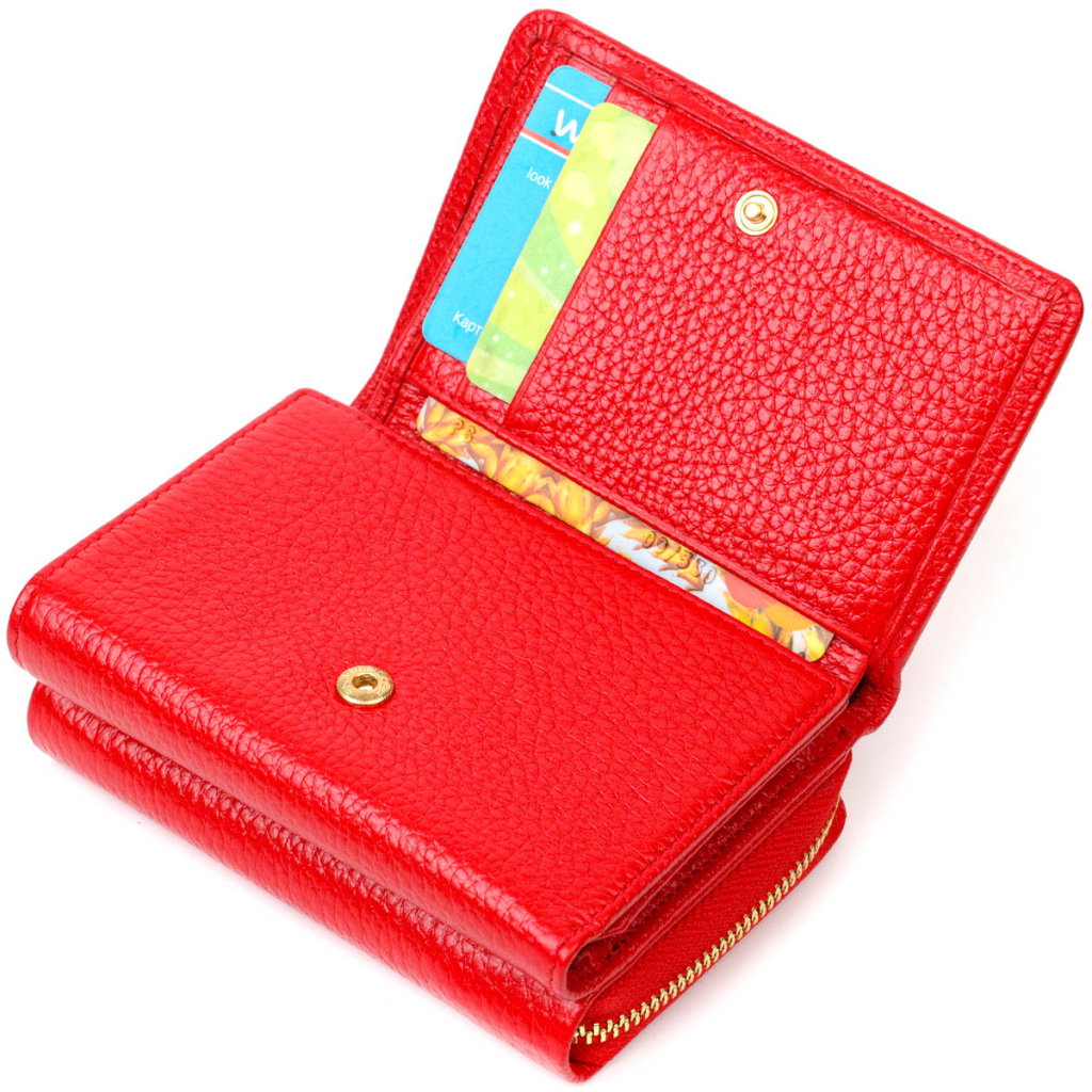 Портмоне Tony Bellucci З натуральної шкіри Червоне (22023) - зображення 5