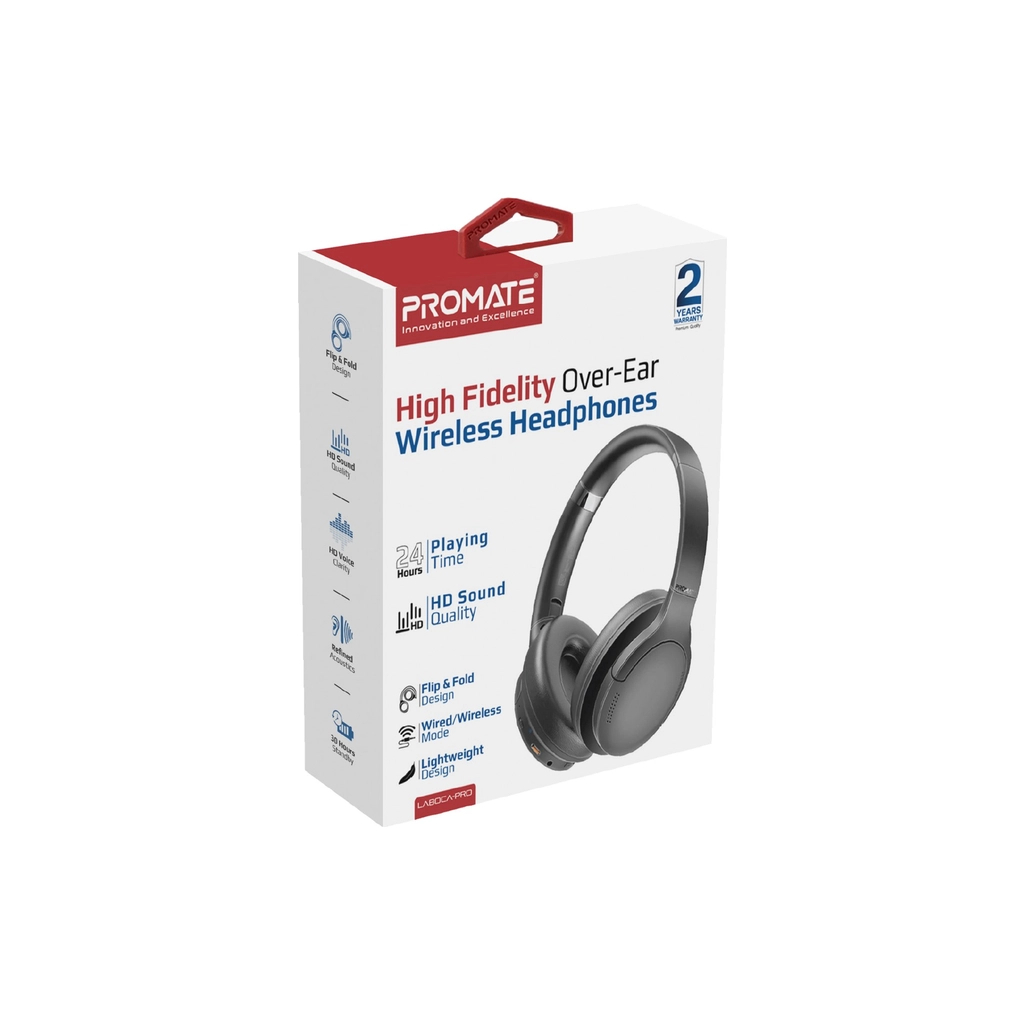 Навушники Promate LaBoca-Pro Black (laboca-pro.black) - зображення 2