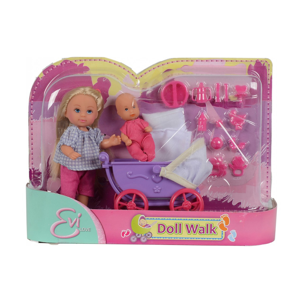 Лялька Simba Еві з малюком у колясці (5736241) - зображення 4