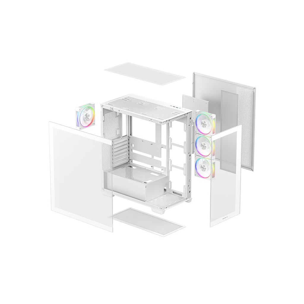 Корпус для ПК Deepcool CG580 4F WH V2 - зображення 11