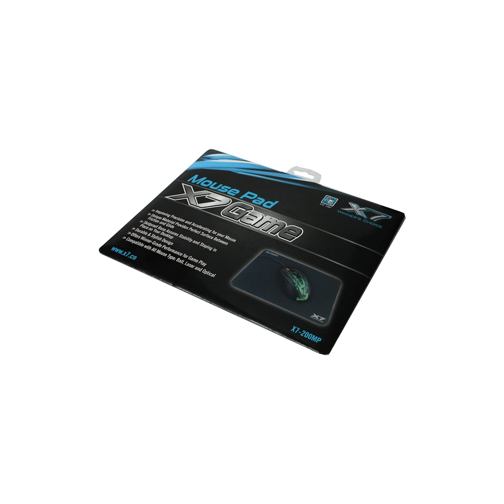 Килимок для мишки A4Tech X7-200MP Black (4711421788953) - зображення 5