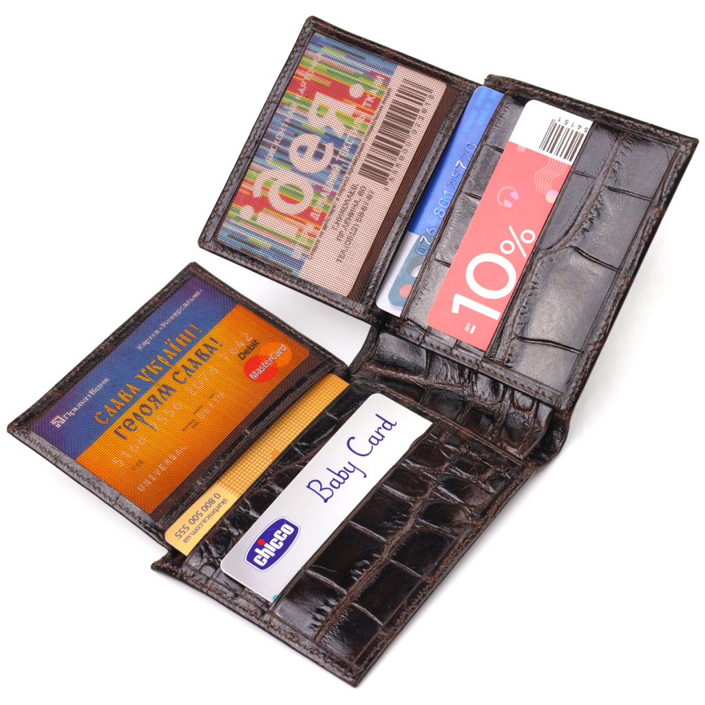 Портмоне Canpellini З натуральної шкіри Коричневе (21521) - зображення 6