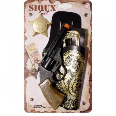 Іграшкова зброя Edison Giоcatolli Пістолет Індіанці сіу (0541.26) - зображення 1