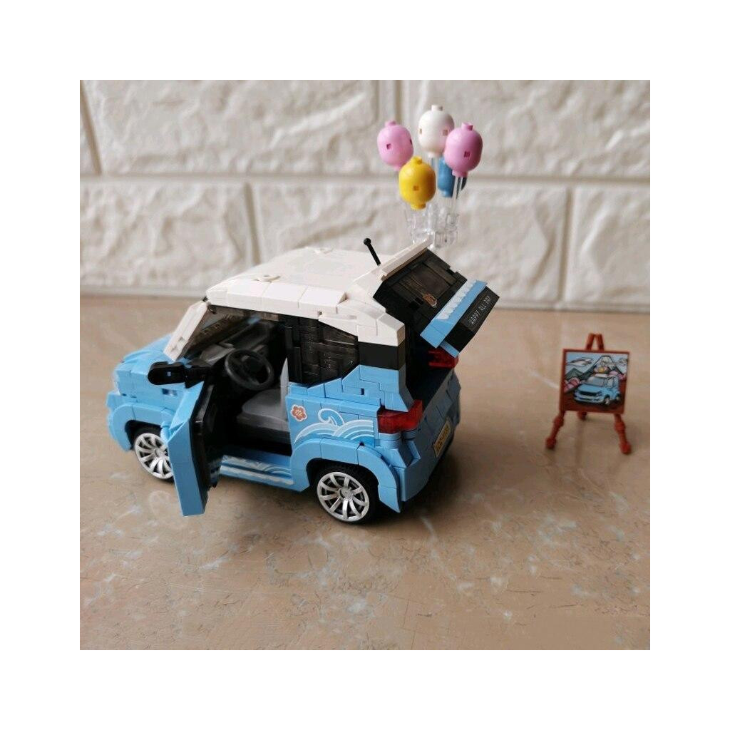 Конструктор LOZ mini Автомобіль MINI блакитний (1131) - зображення 6