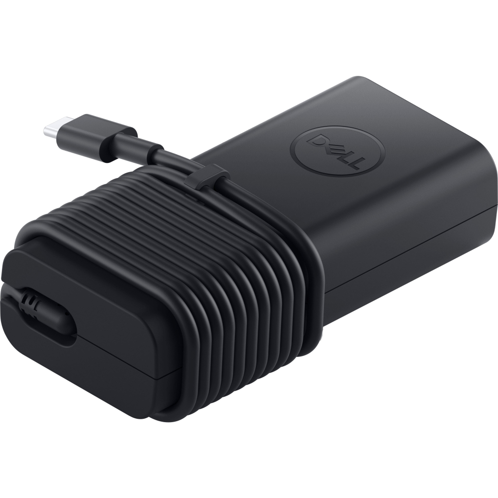 Блок живлення до ноутбуку Dell 65W USB-C AC Adapter with Power Cord - Europe (450-BBVD) - зображення 1