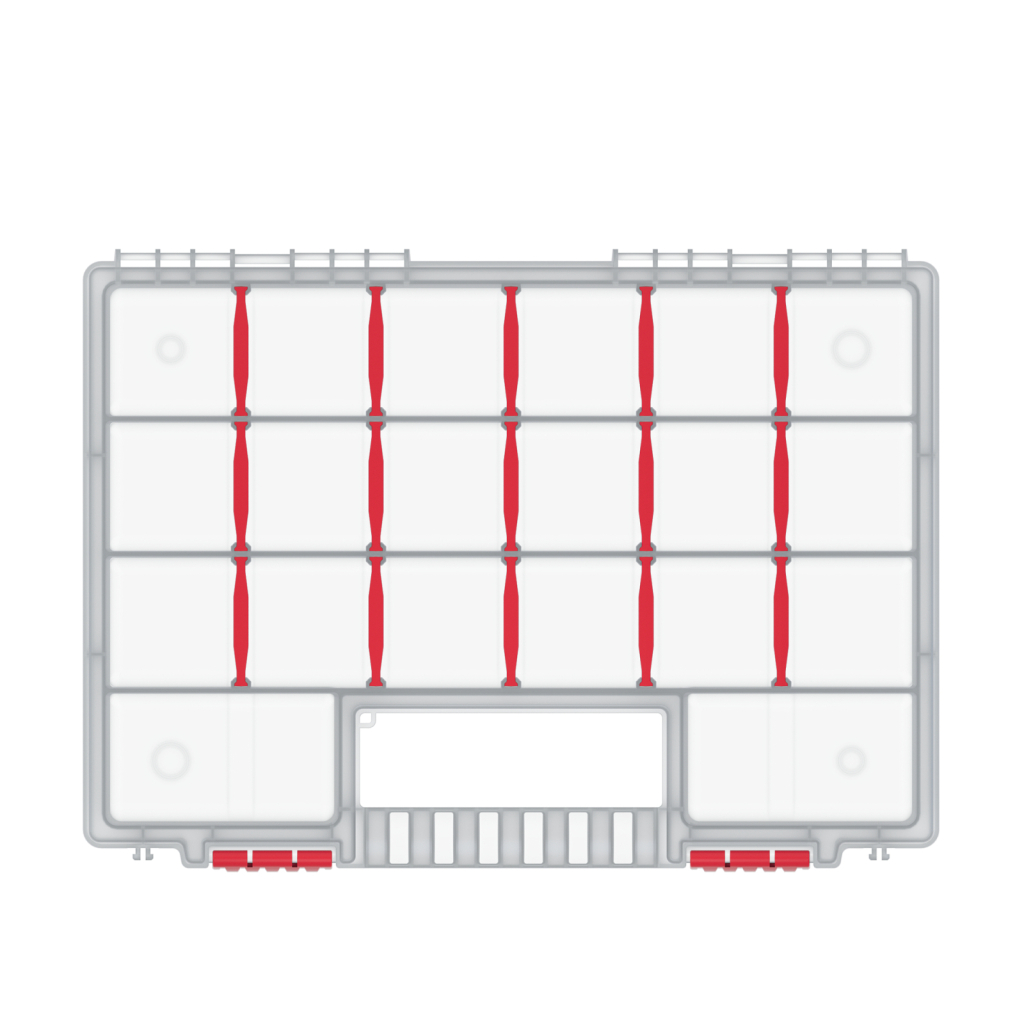 Ящик для інструментів Kistenberg органайзер 14", 344*249*50, NORT, KNO35255T (KNO35255T) - зображення 2