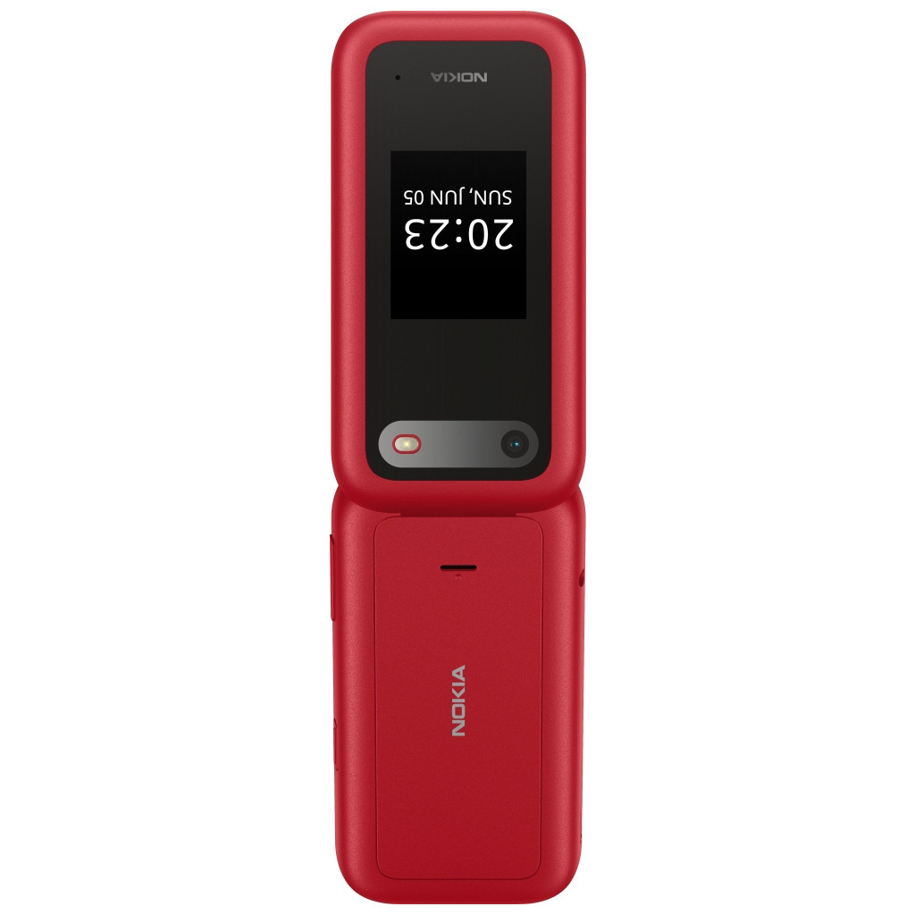 Мобільний телефон Nokia 2660 Flip Red - зображення 4