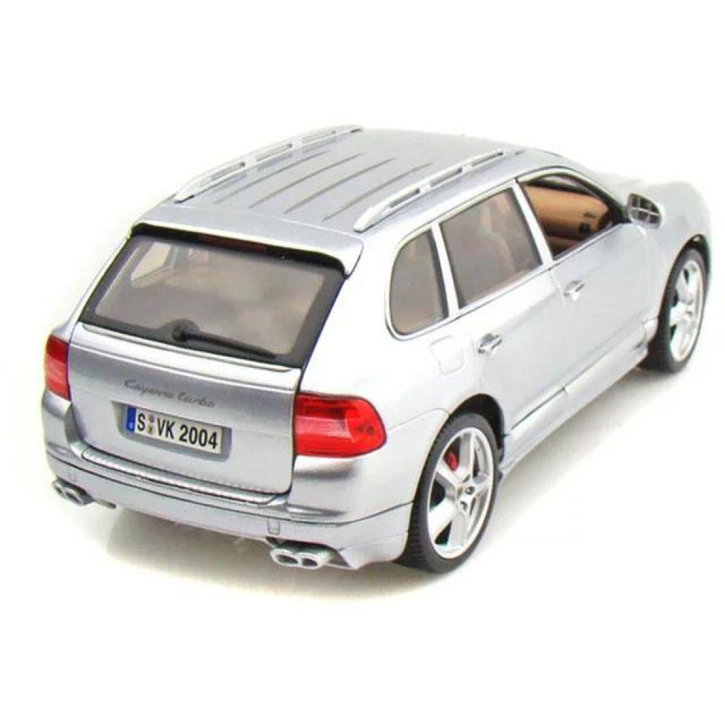 Машина Maisto Porsche Cayenne Exclusive Turbo (1:18) серебристы (31113 silver) - изображение 3