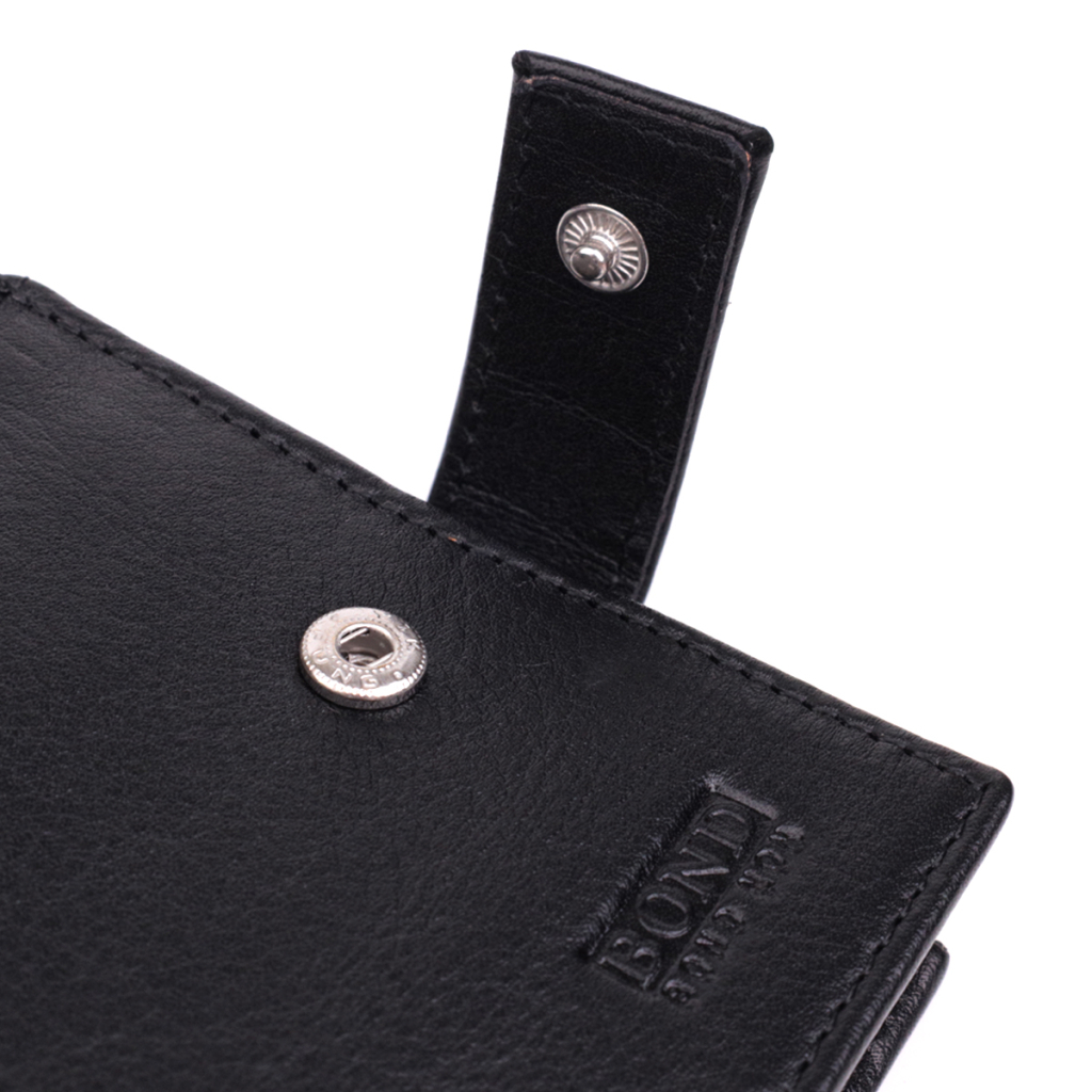Гаманець Bond Accessories З натуральної шкіри Чорний (22861) - зображення 5