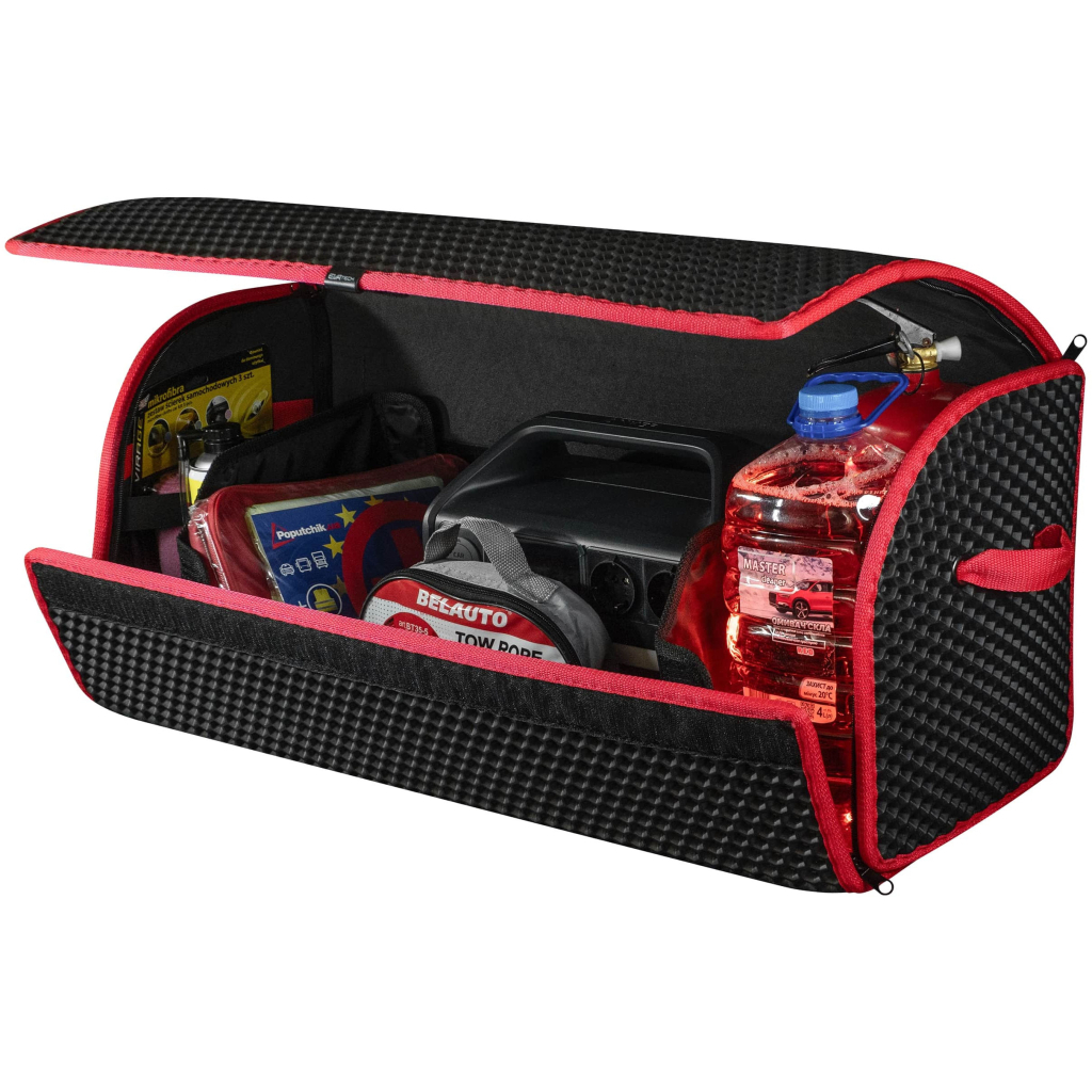 Сумка-органайзер EVAtech L-PRO 32x75x30 см. Сота чорна з червоним кантом (BS13641OL3SBR) - зображення 4