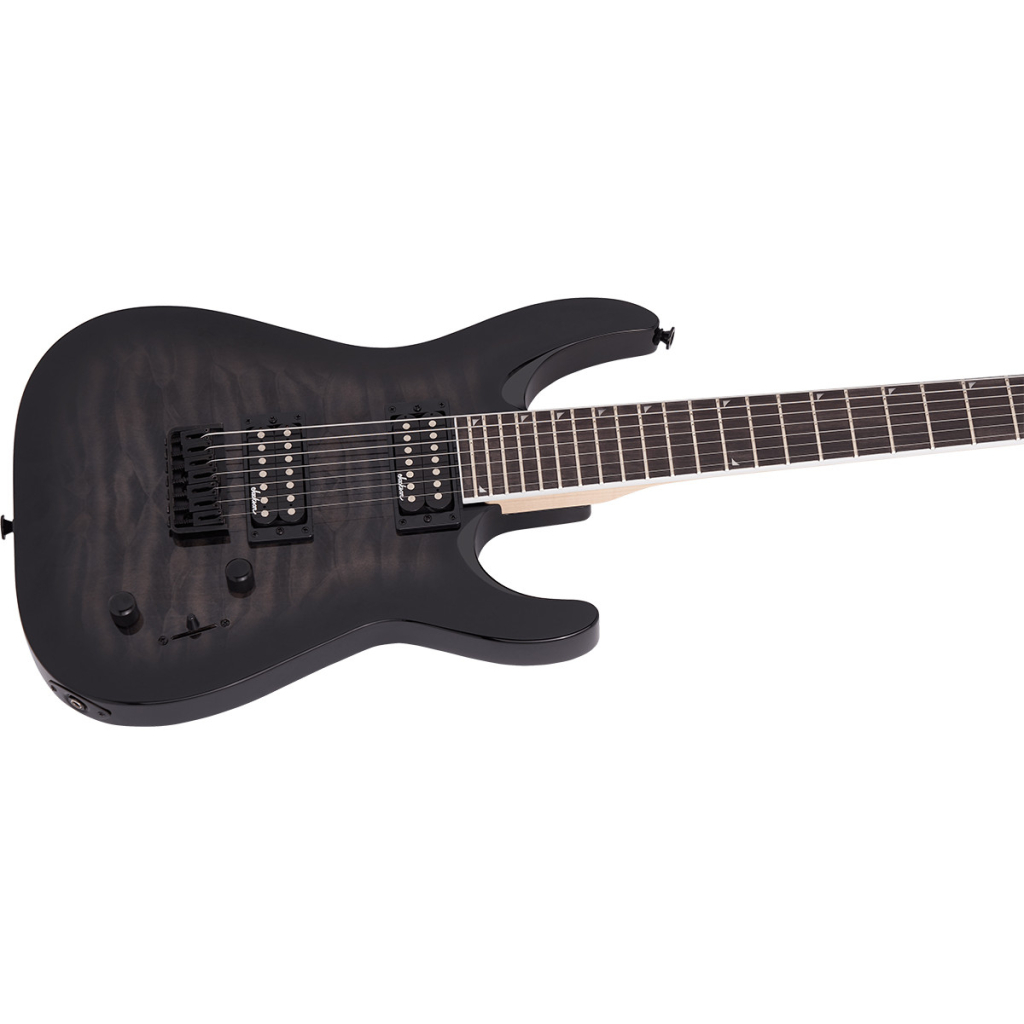 Електрогітара Jackson Guitars JS22Q-7 DKA Dinky Arch TOP HT Transparent Black Burst (231252) - зображення 6