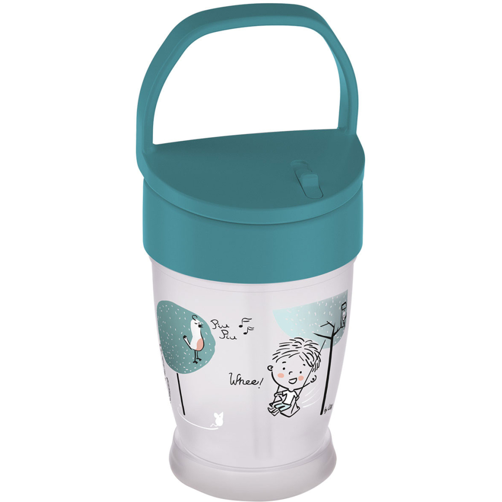 Поїльник-непроливайка Lovi Lovely Boy із силіконовою трубочкою 250 мл (35/354boy) - зображення 1