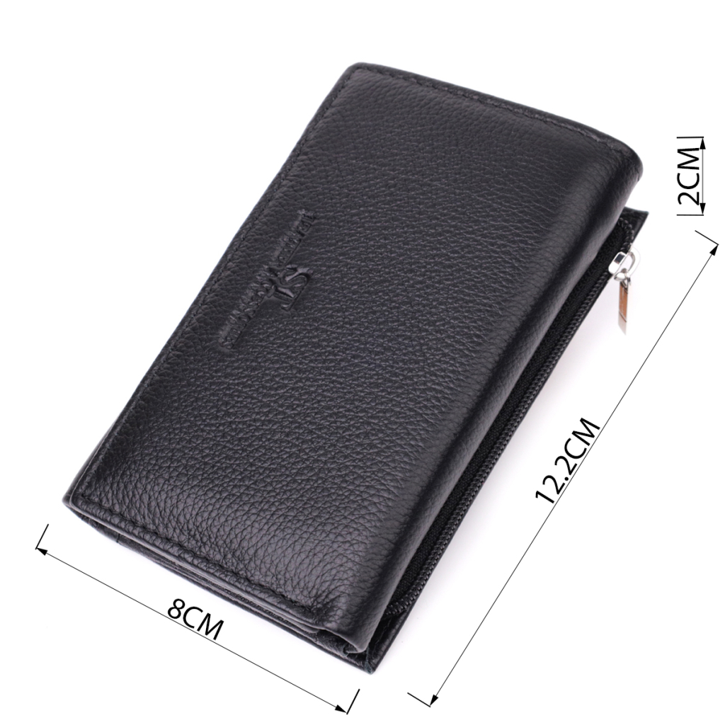 Гаманець ST Leather Шкіряний Чорний (22488) - зображення 3