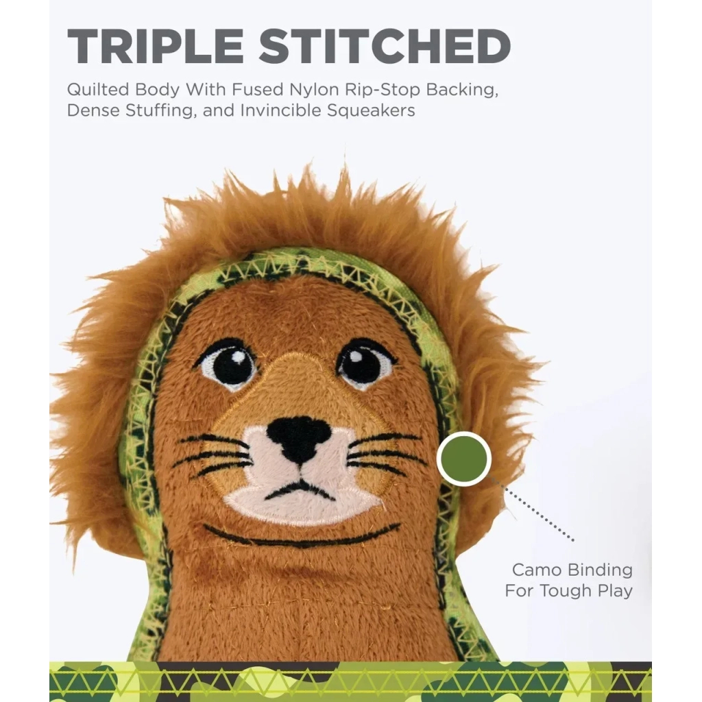 Іграшка для собак Outward Hound Xtreme Seamz Lion (0700603698849) - изображение 5