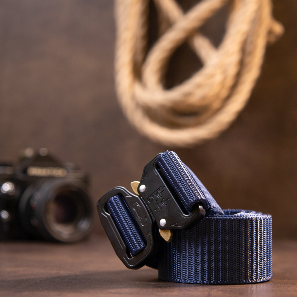 Ремінь Vintage Текстильний Синій (20548) - зображення 7