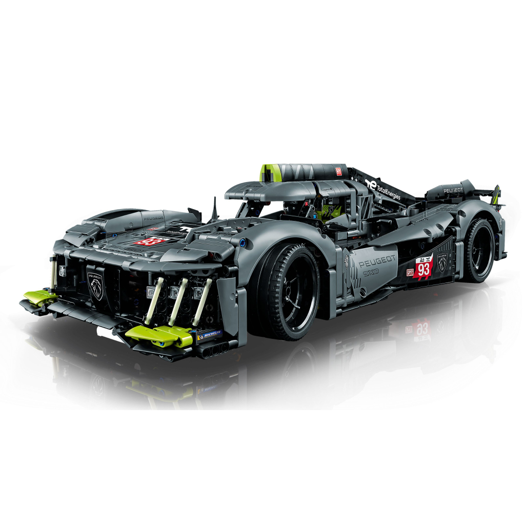 Конструктор LEGO Technic Peugeot 9X8 24H Le Mans Hybrid Hypercar 1775 деталей (42156) - зображення 3