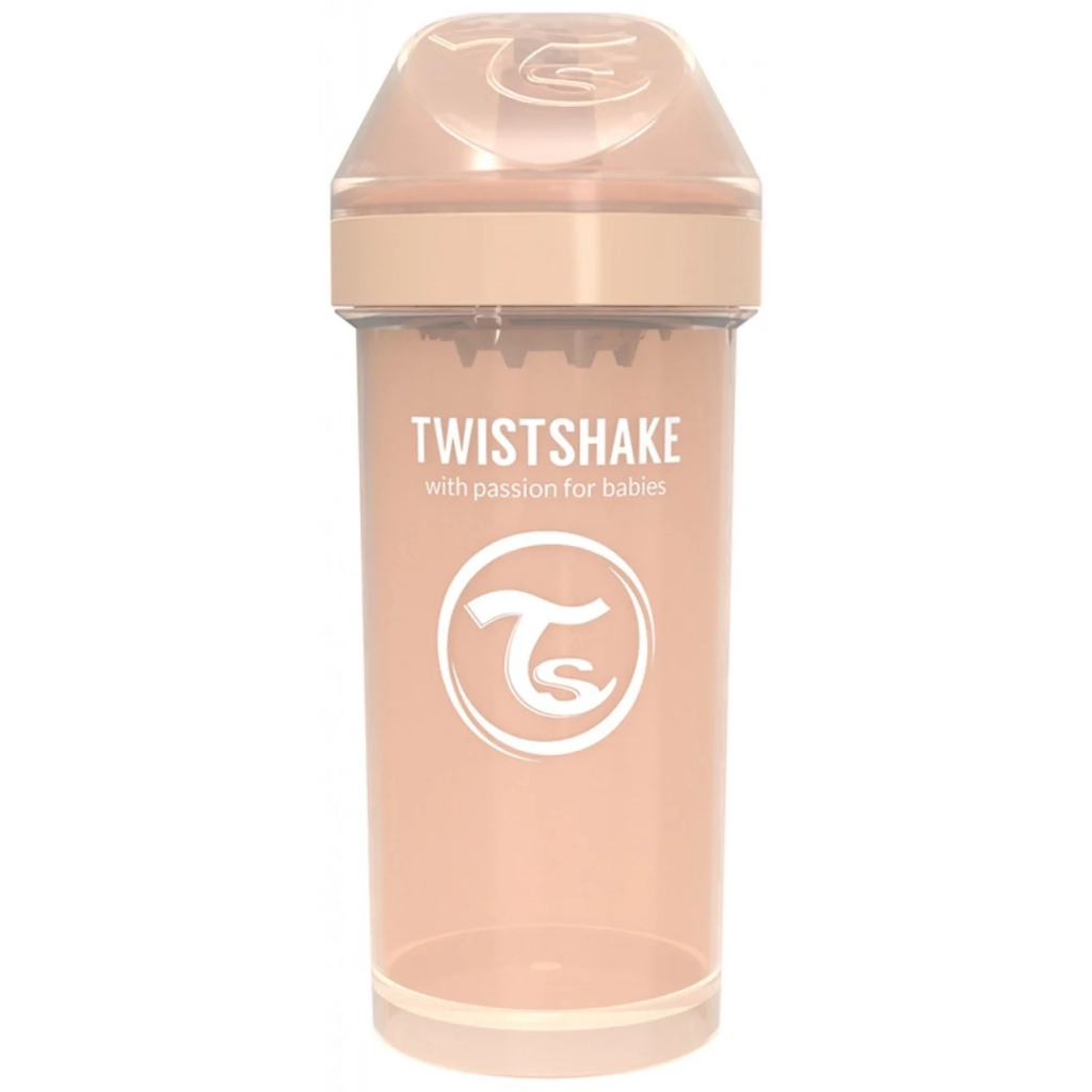 Поїльник-непроливайка Twistshake 360 мл 78283 бежева (69897) - зображення 1