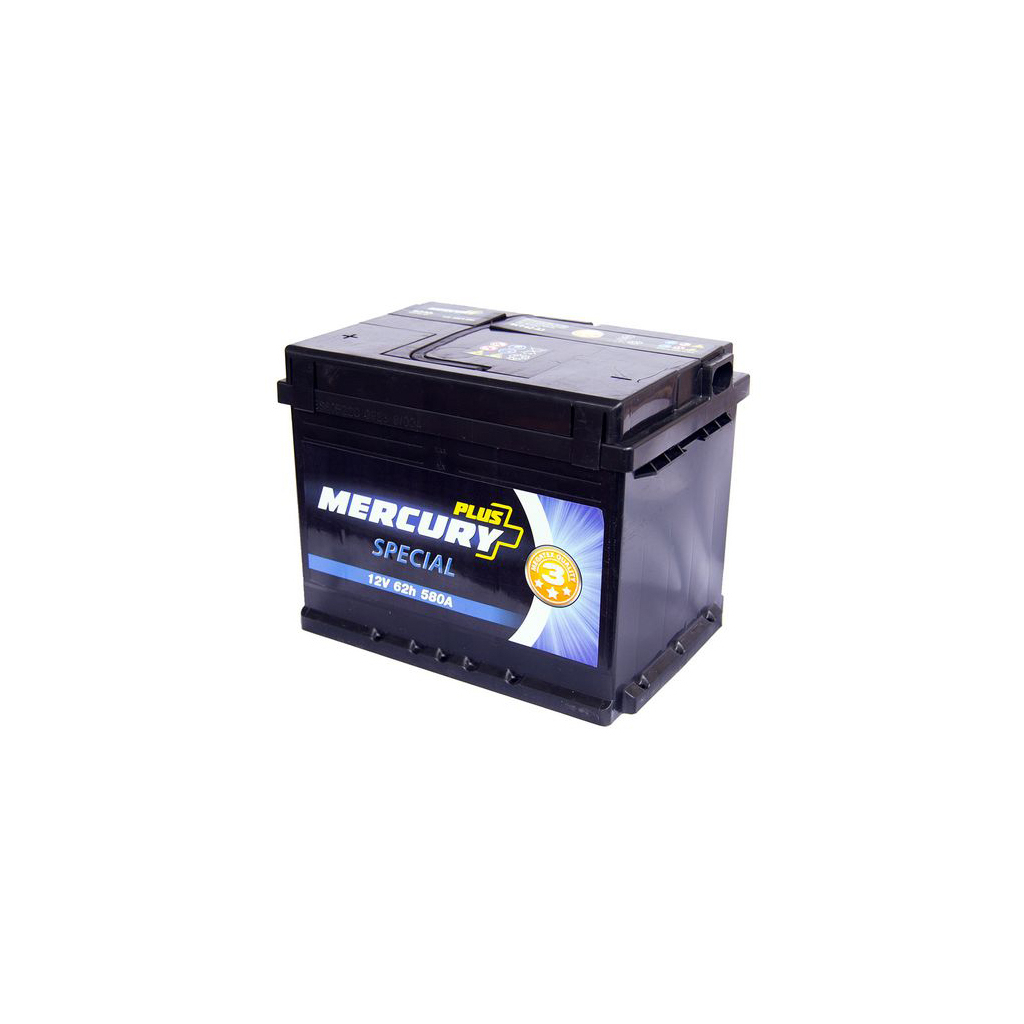 Акумулятор автомобільний MERCURY battery SPECIAL Plus 62Ah (P47289) - зображення 3