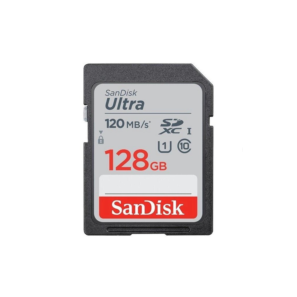 Карта пам'яті SanDisk 128GB SD class 10 UHS-I Extreme Ultra (SDSDUNB-128G-GN6IN) - зображення 1