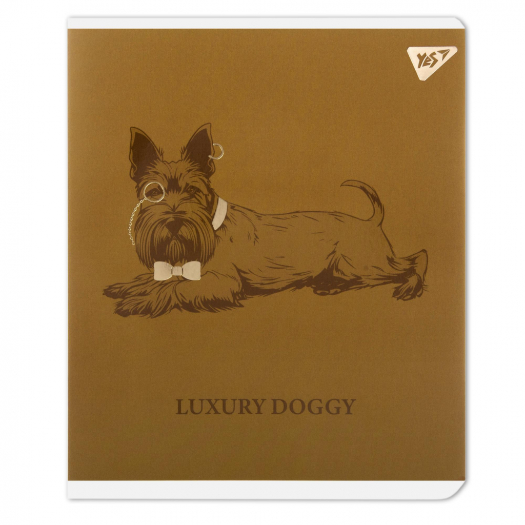 Зошит Yes Luxure doggy А5 24 аркушів клітинка (767539) - зображення 5