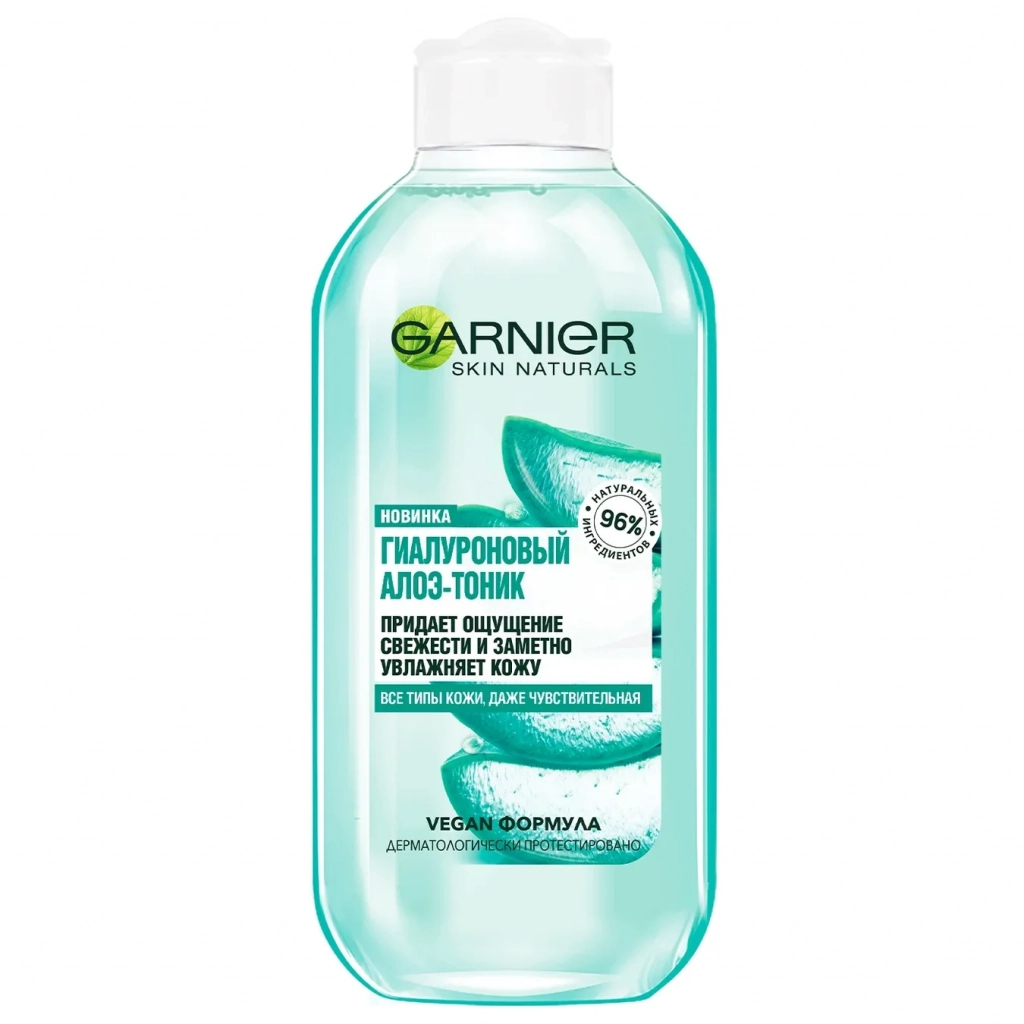 Тонік для обличчя Garnier Skin Naturals Гіалуроновий Алое 200 мл (3600542367776) - зображення 1