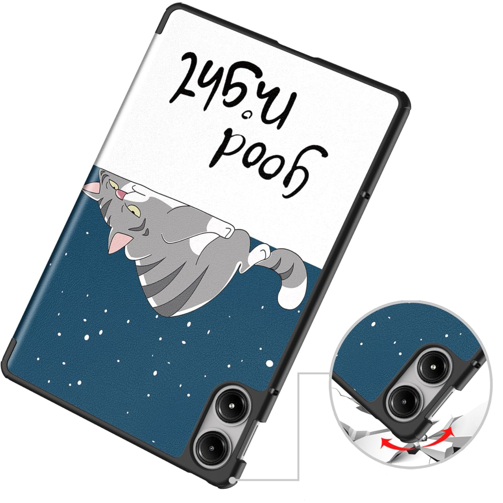 Чохол до планшета BeCover Smart Case Xiaomi Poco Pad 12.1" Good Night (711562) - зображення 3