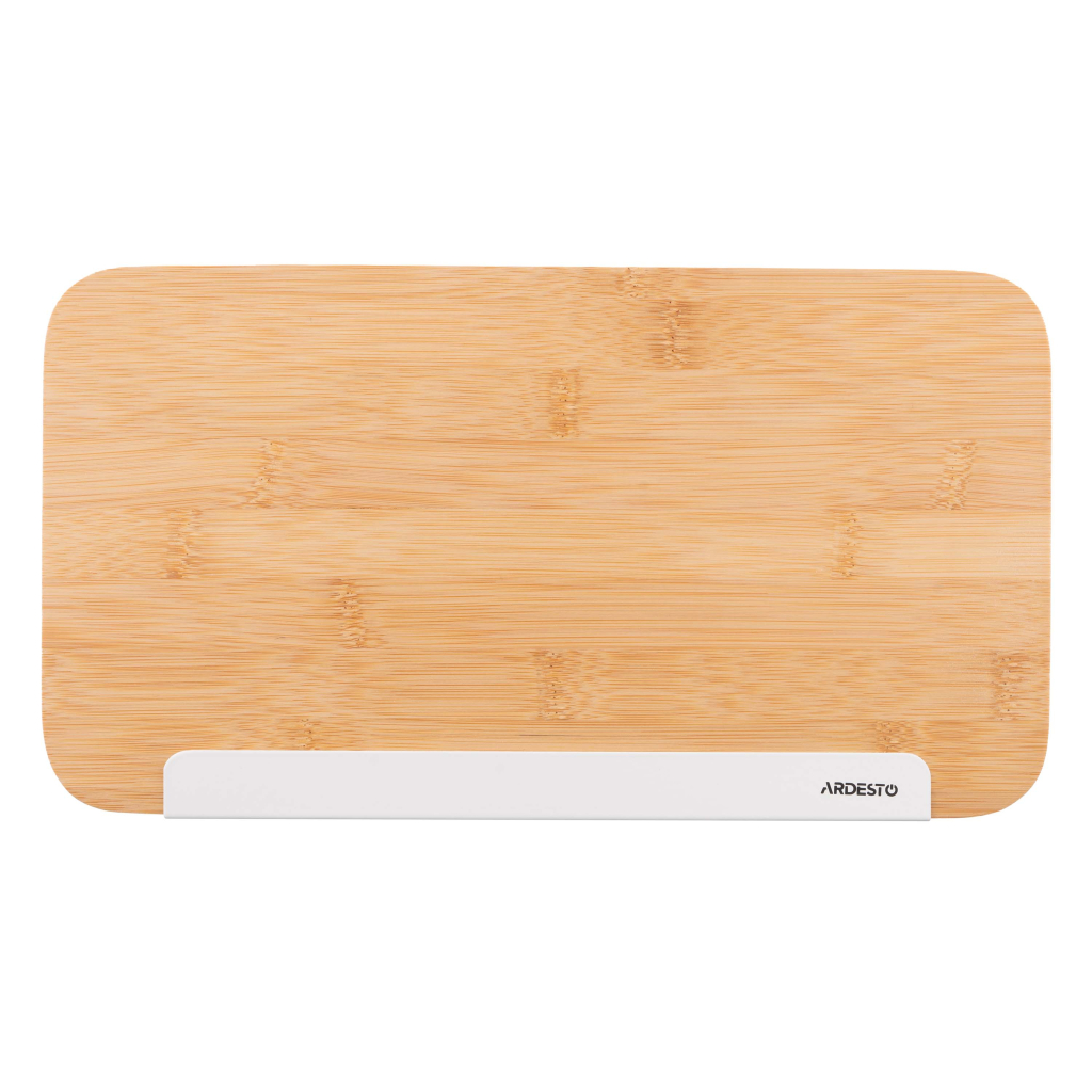 Хлібниця Ardesto Midori 33х13х18см, метал, бамбук, білий (AR0914WB) - зображення 7