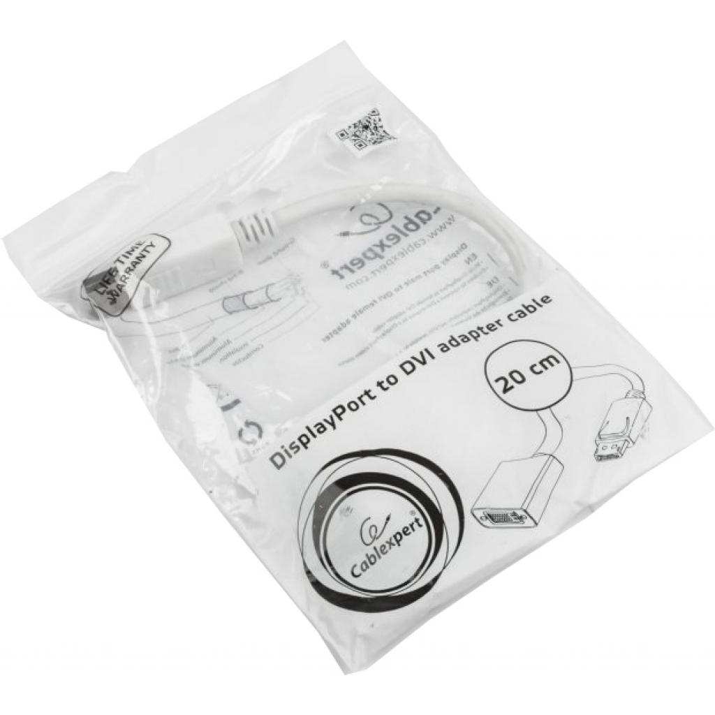 Перехідник DisplayPort to DVI Cablexpert (A-DPM-DVIF-002-W) - зображення 2