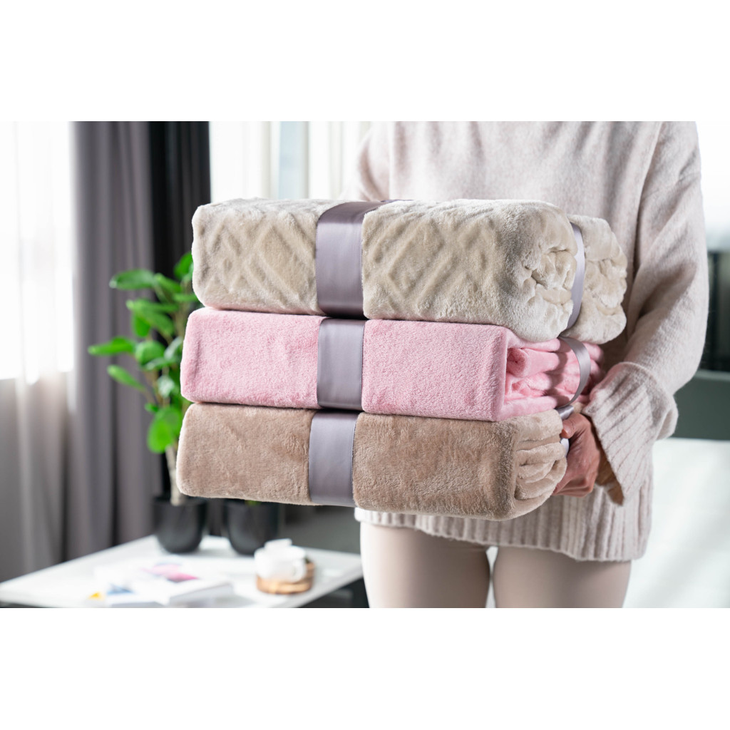 Плед Ardesto Embossed тауп, 160х200 см (ART0301EB) - зображення 2