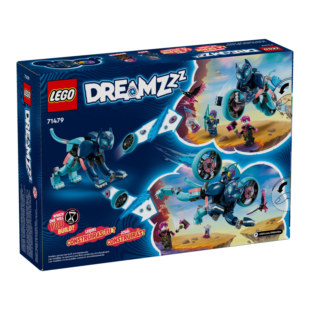 Конструктор LEGO DREAMZzz Котячий мотоцикл Зоуі (71479) - зображення 8