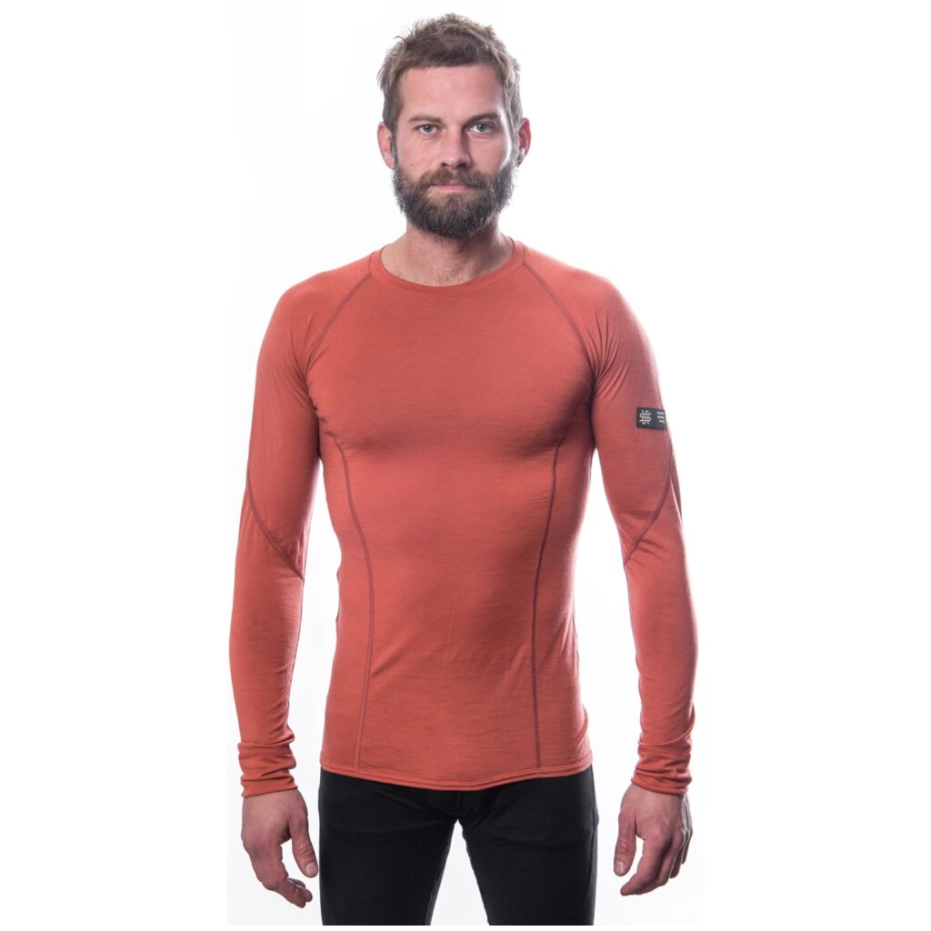 Термокофта Sensor Merino Active LS 23200037, SM11MA-terracotta-XXL (SM11MA-terracotta-XXL) - зображення 3