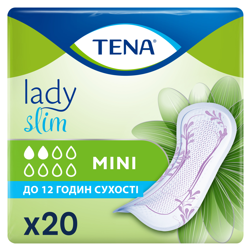 Урологічні прокладки Tena Lady Slim Mini 20 шт. (7322540852486) - зображення 1