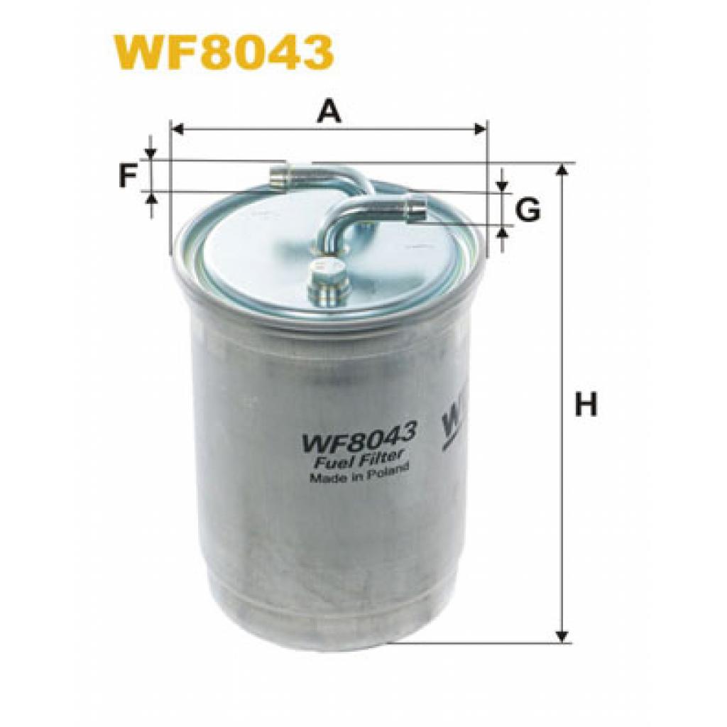 Фільтр паливний Wixfiltron WF8043 - зображення 1